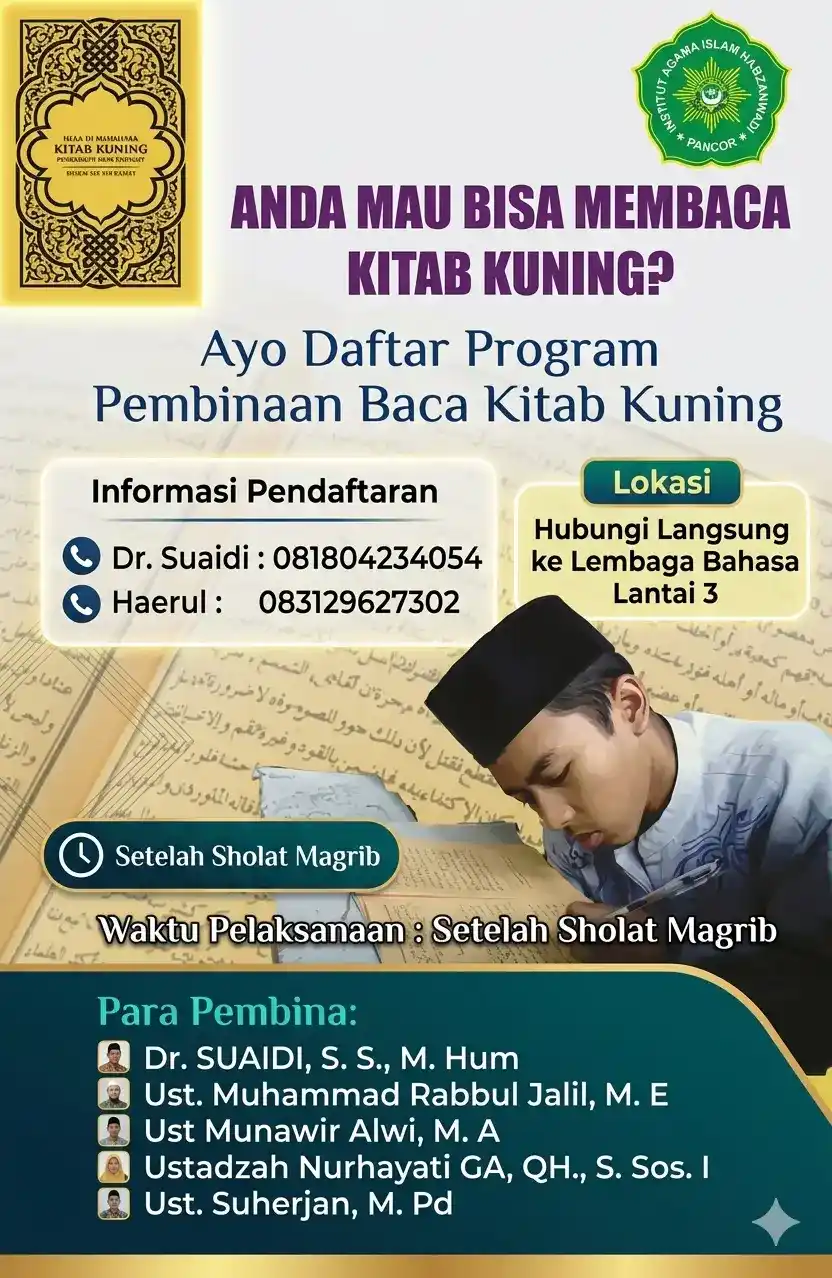 Classical Islamic Text Reading Development Program by the Language Center of IAIH Pancor
